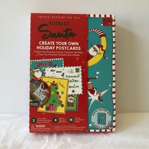 Totally Santa Create Your Own Holiday Postcards, Brand New